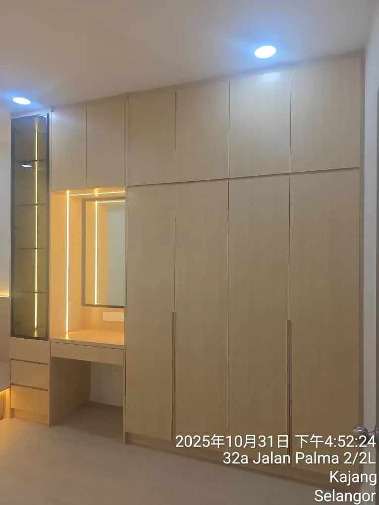 Cabinetry and interior finishes at Bukit Palma3